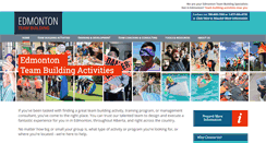 Desktop Screenshot of edmontonteambuilding.com